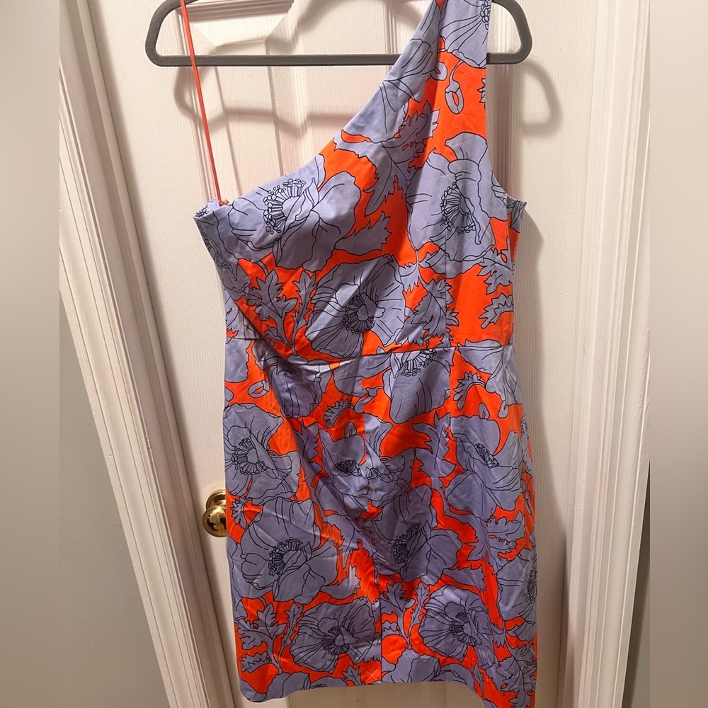 One shoulder J Crew dress